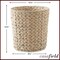 Casafield Waste Basket, Seagrass Water Hyacinth Woven Wicker Trash Can for Bathroom, Bedroom, Laundry Room, Home Office